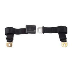 (1967-72) Original Style GM Seat Belt - Center - Black - Reproduction