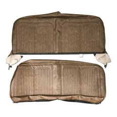 (1969-70) Seat Kit-Bench w/Scroll, Dark Saddle