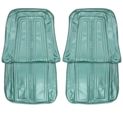 (1969) Seat Kit-Bucket w/Scroll, Turquoise/Turquoise
