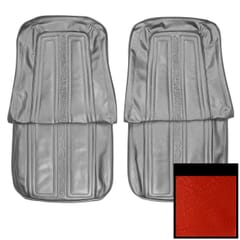 (1969-70) Seat Kit-Bucket w/Scroll, Red
