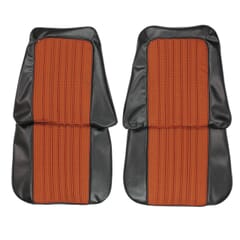 (1971-72) Seat Kit-Buckt w/Hound Orange/Black
