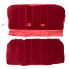 (1981-87) Seat Cover Kit-Velour-Red-Bench Seat