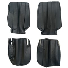 (1974-80) Seat Cover Kit-Vinyl-Black-Low Back Bucket Seats