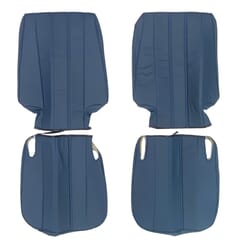 (1974-80) Seat Cover Kit-Vinyl-Blue-Low Back Bucket Seats