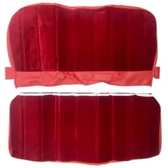 (1973-80) Seat Cover Kit -Velour-Red-Front Bench Seat