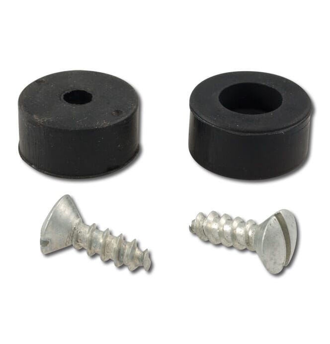 GM Regal T-Type Limited Deck Lid Trunk Bumper Adjuster Screws – OE Fit, Black Rubber, Set Of Screws