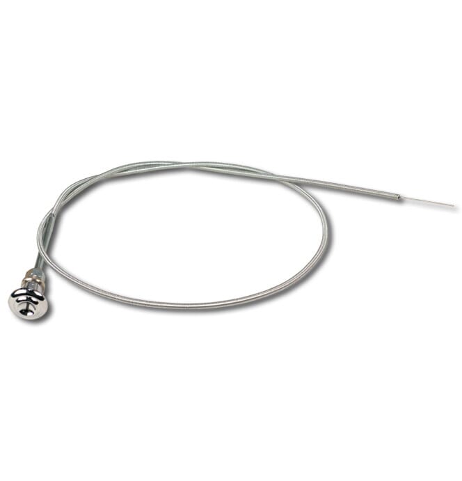 1955-59) Choke Knob w/ Cable-Chrome