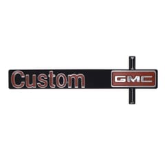 (1973-74) Dash Panel Emblem-Custom GMC