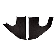 (1967-72) Carpeted Kick Panel Covers-Black