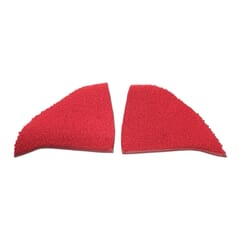 (1973-74) Carpeted Kick Panel Covers-Red-Loop