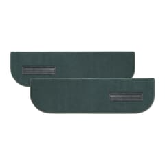 (1975-87) Carpeted Door Bottom Covers-Frt-Green-Cut Pile