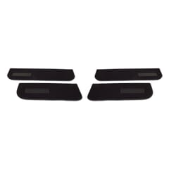 (1975-87) Carpeted Door Bottom Covers-Black-Cut Pile