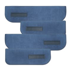 (1975-87) Carpeted Door Bottom Covers-Blue-Cut Pile