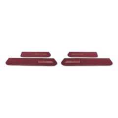 (1975-87) Carpeted Door Bottom Covers-Red-Cut Pile