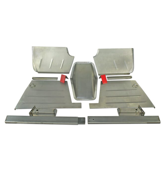 1947-54) Street Rod Floor Kit - Stock Firewall