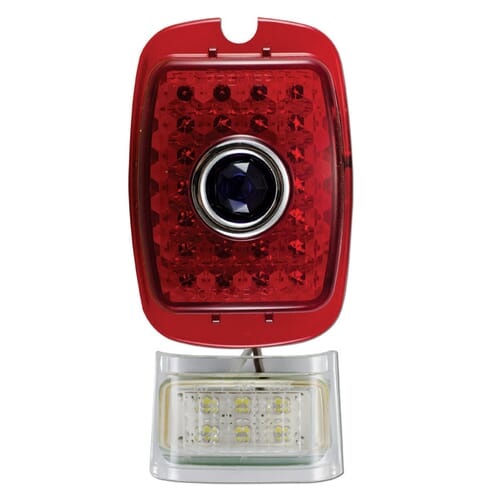 Red Blue Dot Tail Light Lens For 1940-1948 & 1950-1953 Chevy Trucks - Glass Replacement Lens 8 thumbnail image