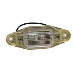 (1967-91) License Lamp Assembly-w/Deluxe Rear Bumper
