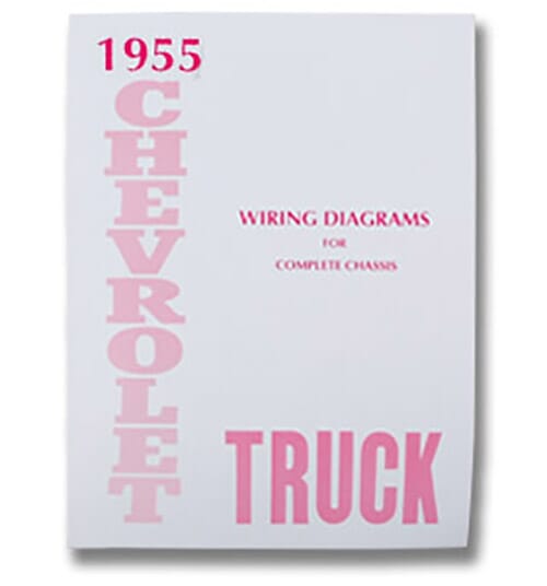 thumbnail image 2 of 1955 Chevy Full Color Laminated Wiring Diagram – 11x17 – All Models 2 of 6