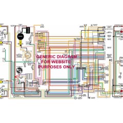 (1967-72) Full Color Wiring Diagram - Stock