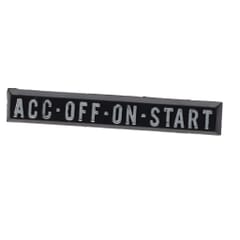 (1969-72) Ignition Switch Indicator Plate