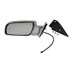 (1992-99) Outside Mirror Assembly Chrome - Power - Left