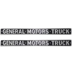 (1936) Hood Side Emblem - GMC - Pair