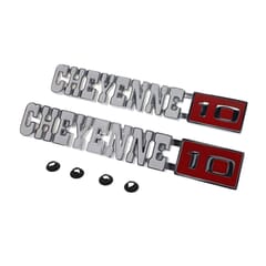 (1971-72) Fender Emblem - Chevrolet - Cheyene 10 - Pair