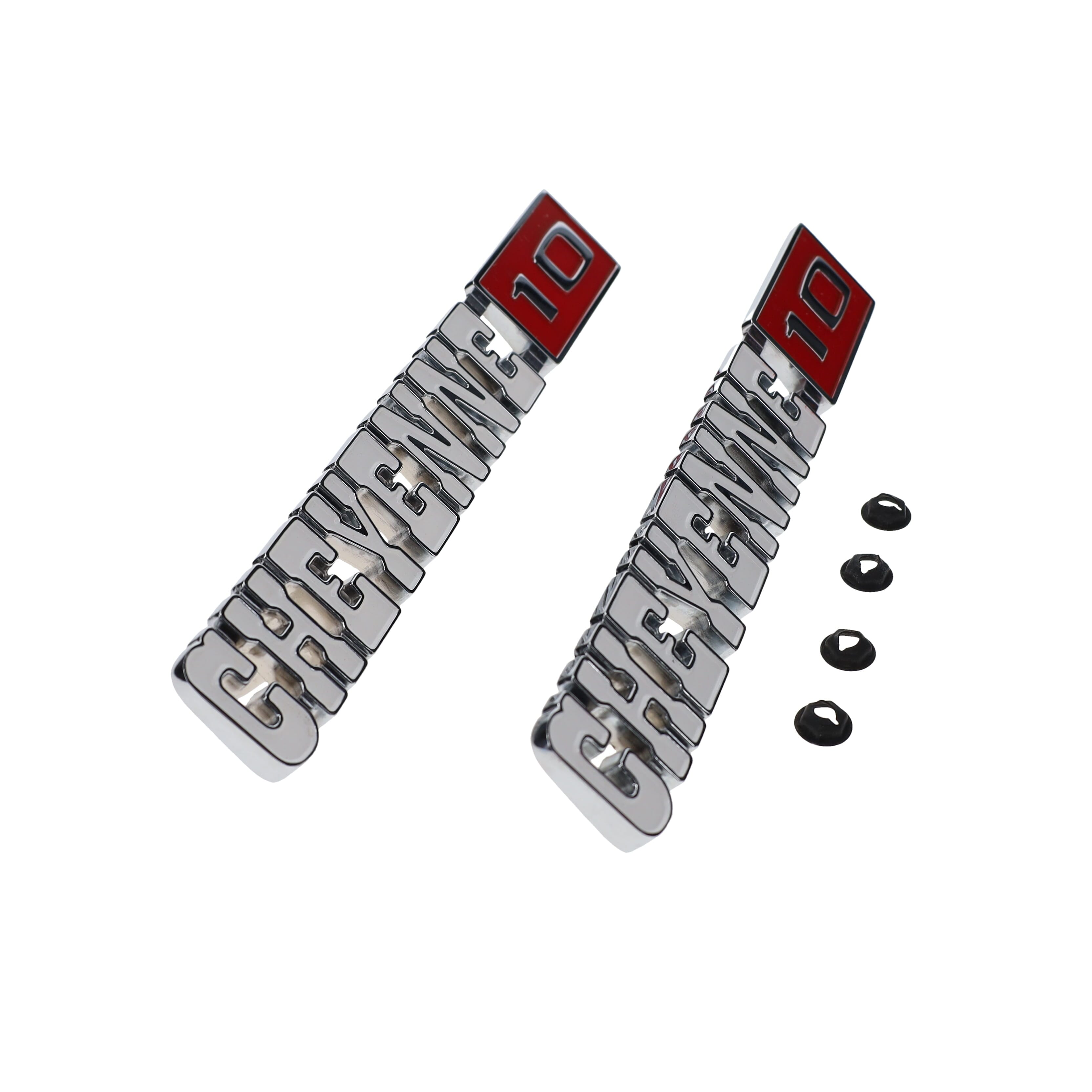 チェッタ様 ロールシール 2Pc Fits 1981-1988 GM Trucks Silverado “30” Fender Emblem