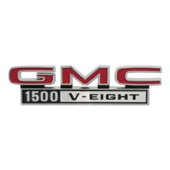 (1968-72) Fender Emblem - GMC - 1500 V-Eight - Pair