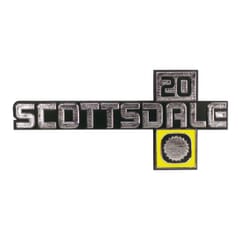 (1981-88) Fender Emblem - Chevrolet - Scottsdale 20 - pair