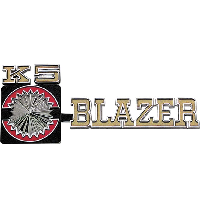 1975-80) Fender Emblem - Chevrolet - Blazer - Pair