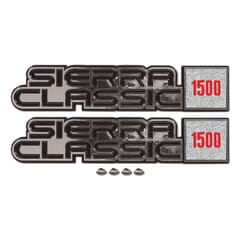 (1981-87) Fender Emblem - GMC - Sierra Classic 1500 - pr