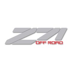 (1988-98) Bedside Decal - Z71 - Red/Light Gray
