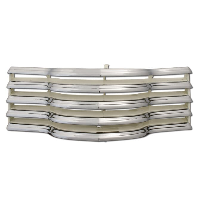 1947-53) Grill - Chrome w/Cream Splash Bars