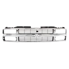 (1994-98)  Grill - Chevrolet - Dual Headlamp - Chrome/Gray - Repro.