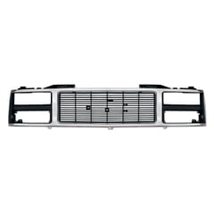 (1988-93)  Grill - GMC - Dual Headlamp - Chrome - Reproduction