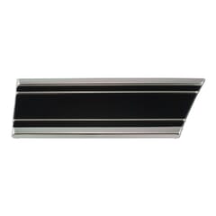 (1969-72)  Lower Fender Trim-Rear R, Blk