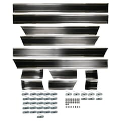 (1969-72) Lower Body Side Molding Kit-Longbed-Black
