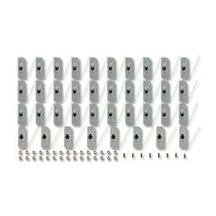 (1969-72) Complete Lower Clip Set-Push-In-Longbed