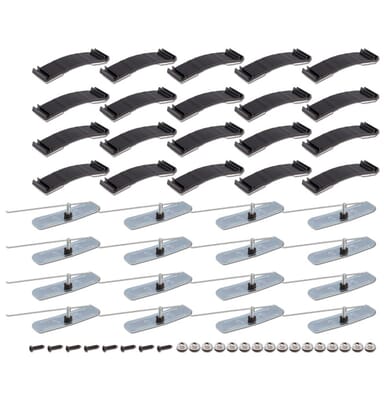 10-Piece Upper Body Side Trim Molding Clips For 1969-72 Chevy GMC Pickup Trucks - Black 6 thumbnail image