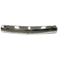 (1988-98) Bumper - Front - Chrome w/ Impact Strip and License Holes