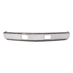 (1988-98) Bumper - Front - Chrome - Smooth w/License Holes and Air Intake holes