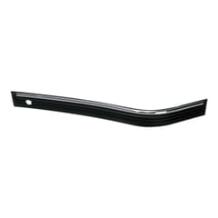 (1988-98) Bumper Impact Strip-Front LH Blk/Chrome
