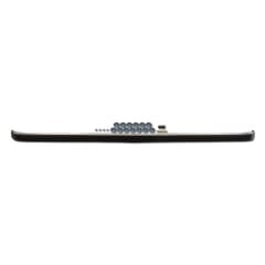 (1988-98)  Bumper Impact Strip - One Piece Design Blk/Chrome-Repo
