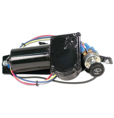 12 Volt Universal Black Wiper Motor Veteran Vintage Style On