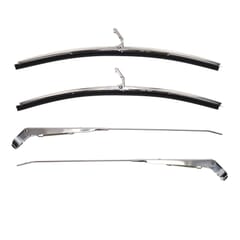 (1973-84) Wiper Arms and Blades Kit - Stainless