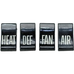 (1960-63) Heater Knobs - Set of 4