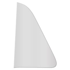 (1951-54)  Vent Glass - Clear