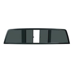 (1973-91) Sliding Back Window - Duo-Vent - Black Frame - Dark Tint