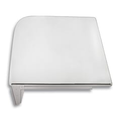 (1967-72) Door Glass w/ Lower Window Frame-Pickup-Clear, Right